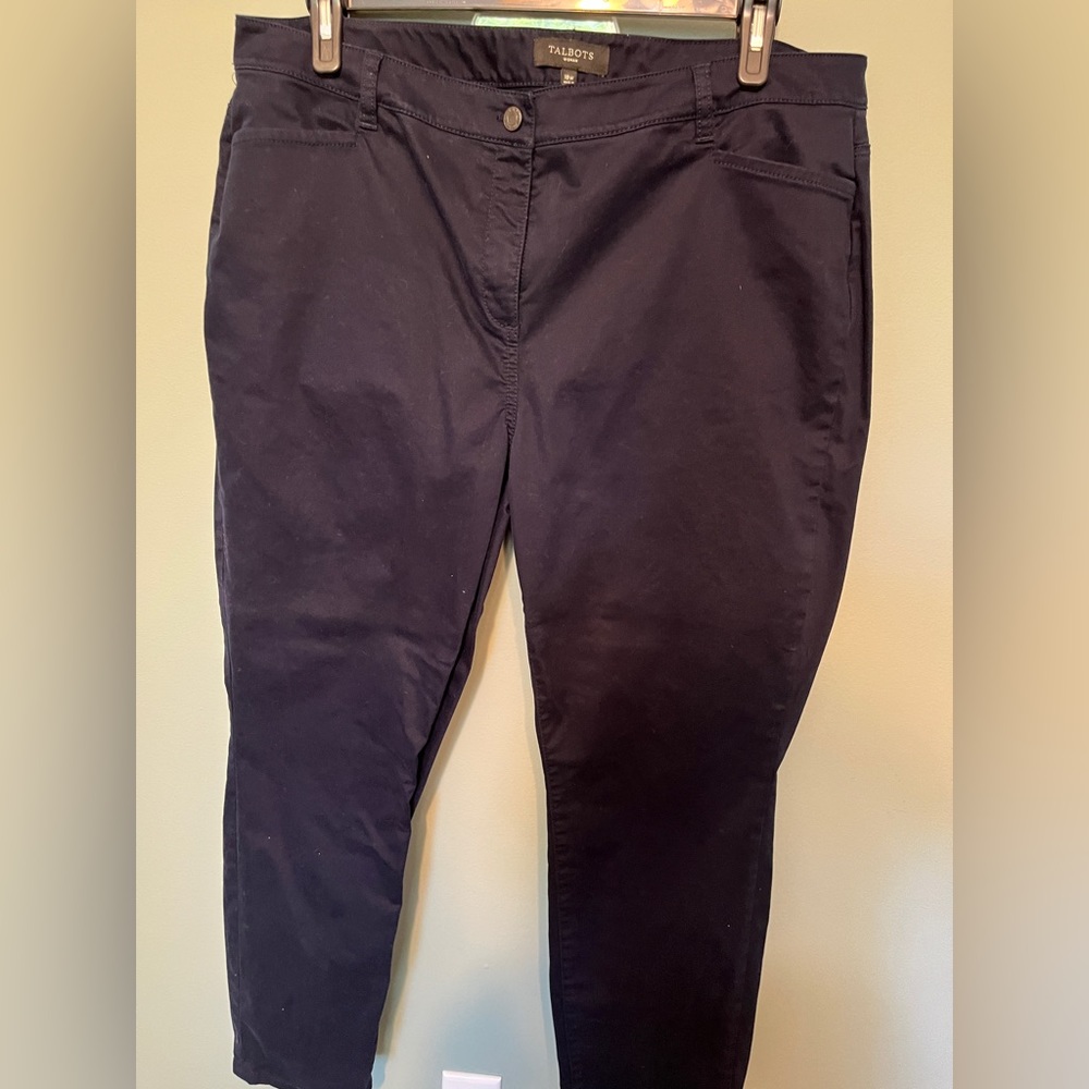 Talbots navy blue pants